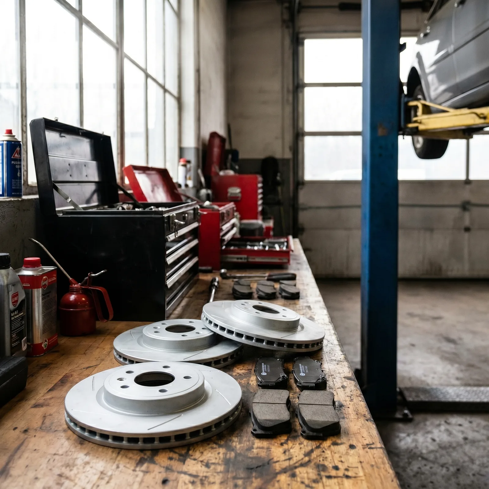 Brake pad and rotor service at Jack's Brake & Alignment